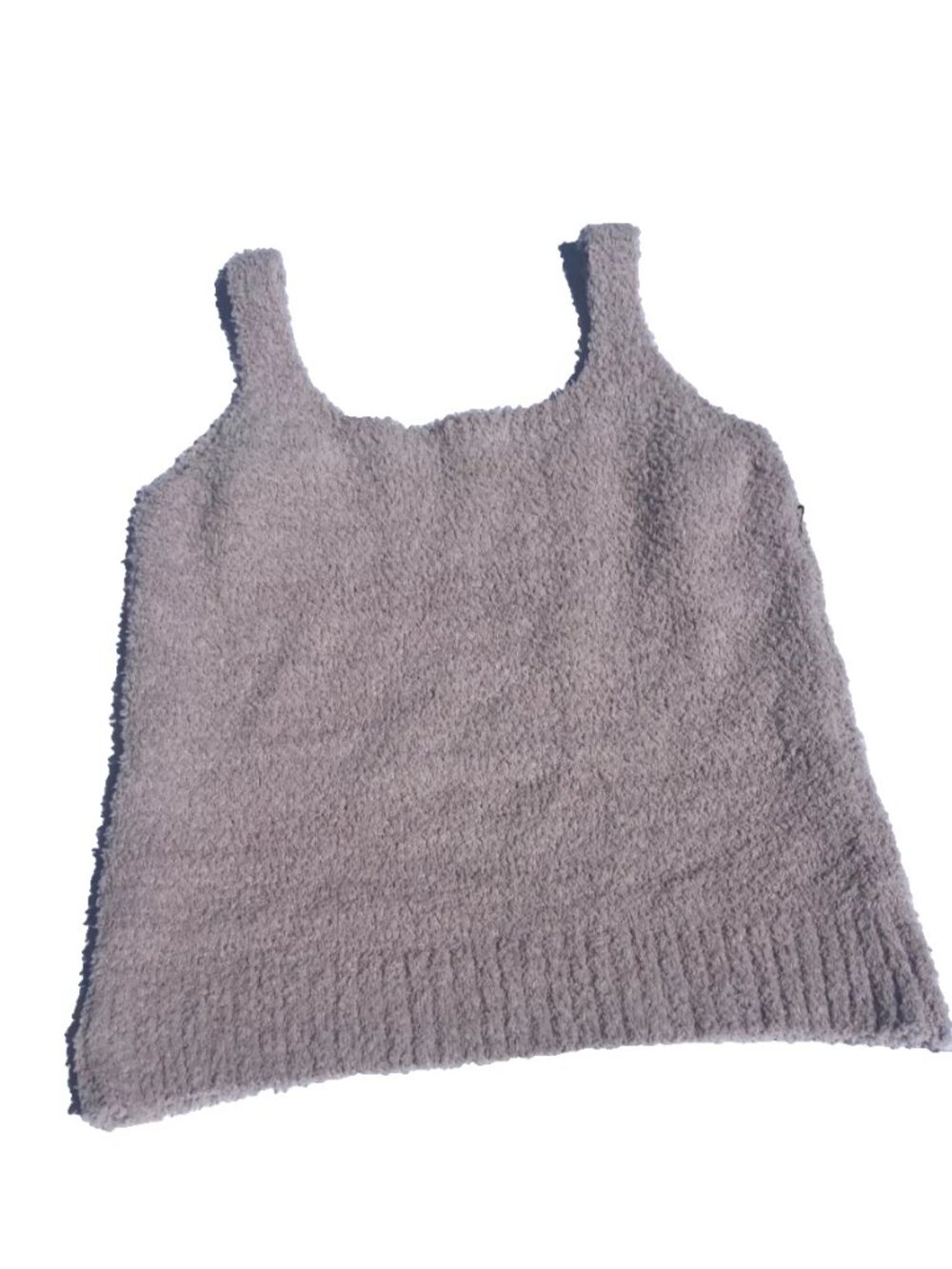 Free People Movement Fuzzy Knit Tank Cami Top Lavender Mauve Size S NEW Boho - Picture 2 of 5